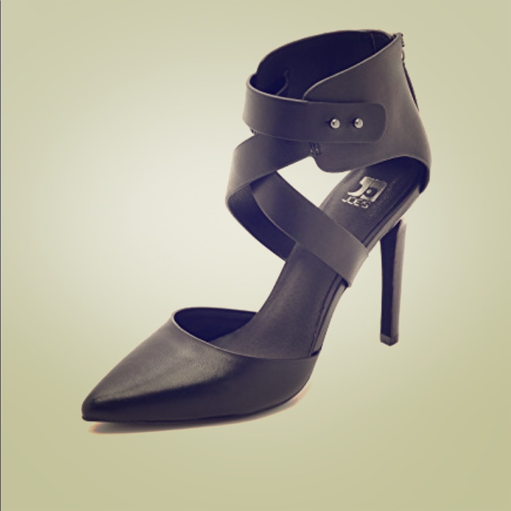 Joe Jeans leather strapped heels
